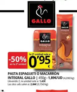Supermercados MAS GAROFALO Pasta tagliatelle nido o fusilli lunghi oferta