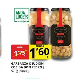 Supermercados MAS DON PEDRO Garbanza o judión cocida oferta