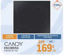 E.Leclerc CANDY Encimera c1633c/e14u oferta