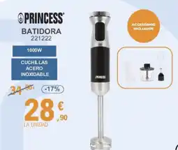 E.Leclerc PRINCESS Batidora 221222 oferta