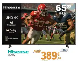 E.Leclerc HISENSE 65A6Q oferta