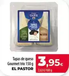 Spar Tenerife El pastor - tapas de queso gourmet trio oferta