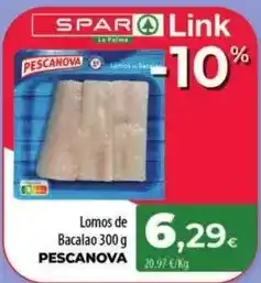 Spar La Palma Pescanova - lomos de bacalao oferta