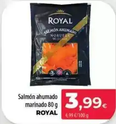 Royal - salmon ahumado marinado