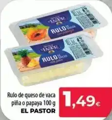 Spar La Palma El pastor - rulo de queso de vaca pina o papaya oferta