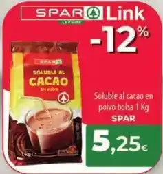 Spar La Palma Spar - soluble al cacao en polvo oferta