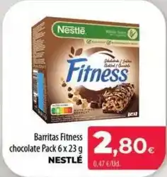 Spar La Palma Nestlé - barritas fitness chocolate oferta