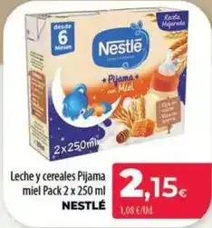Spar La Palma Nestlé - leche y cereales pijama miel oferta