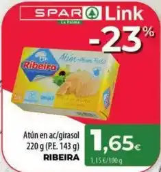 Spar La Palma Ribeira - atún en ac/girasol oferta