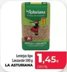 Spar La Palma La asturiana - lentejas tipo lanzarote oferta