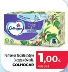 Spar La Palma Colhogar - panuelos faciales style 3 capas 66 uds oferta