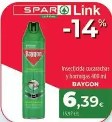Spar La Palma Baygon - insecticida cucarachas y hormigas oferta