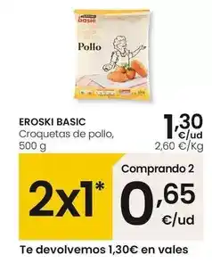 Eroski Eroski basic - croquetas de pollo oferta