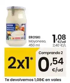 Eroski Eroski - mayonesa oferta