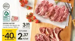 Eroski Eroski natur - chuleta de aguja cerdo duroc oferta
