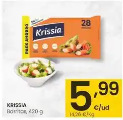 Eroski Krissia - barritas oferta