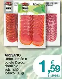 CashDiplo Duroc - lomo, jamón o paleta duroc, chorizo o salchichón ibérico oferta