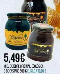 Claudio El corte inglés - miel enxebre original, ecológica o de castano oferta