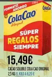 Claudio Cola cao - cacao soluble original oferta