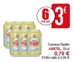 Masymas Amstel - cerveza radler oferta