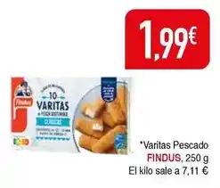 Masymas Findus - varitas pescado oferta