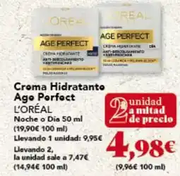 Gadis L'oréal - crema hidratante age perfect oferta