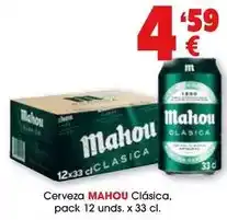 TOP Cash & Carry Mahou - cerveza clasica oferta