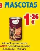 TOP Cash & Carry Candy - alimento para perros bocaditos en salsa con buey oferta
