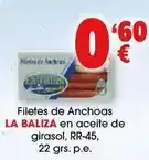 TOP Cash & Carry La baliza - filetes de anchoas en aceite de girasol oferta