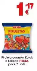 TOP Cash & Carry Fiesta - piruleta corazón/ kojak o lolipop oferta
