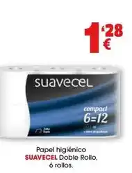 TOP Cash & Carry Suavecel - papel higiénico doble rollo oferta