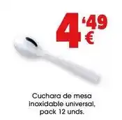 TOP Cash & Carry Cuchara de mesa inoxidable universal oferta