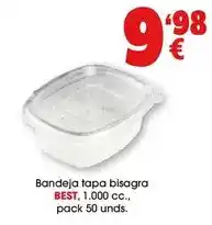 TOP Cash & Carry Bandeja tapa bisagra best oferta