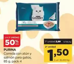 Alimerka Purina - comida con atún y salmón para gatos oferta