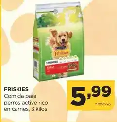 Alimerka Friskies - comida para perros active rico en carnes oferta