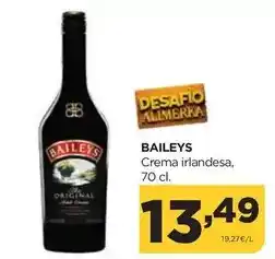 Alimerka Baileys - crema irlandesa oferta