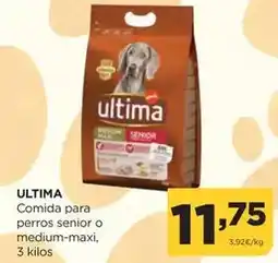 Alimerka Última - comida para perros senior o medium-maxi oferta