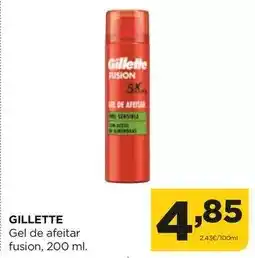 Alimerka Gillette - gel de afeitar fusion oferta