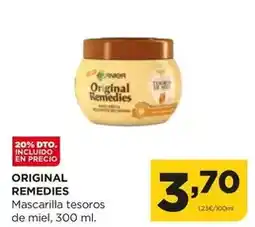Alimerka Original remedies - mascarilla tesores de miel oferta