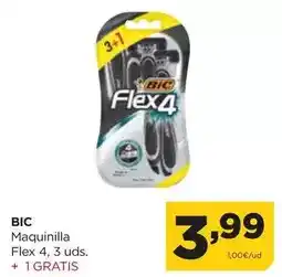 Alimerka Bic - maquinilla flex 4 oferta