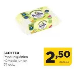 Alimerka Scottex - papel higienico humedo junior oferta