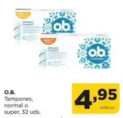 Alimerka Ob - tampones normal o super oferta