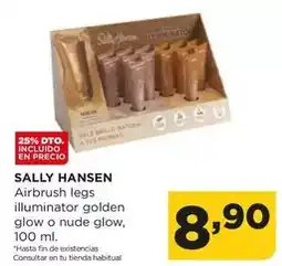 Alimerka Sally hansen - airbrush legs illuminator golden glow o nude glow oferta