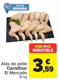 Carrefour Carrefour el mercado - alas de pollo oferta