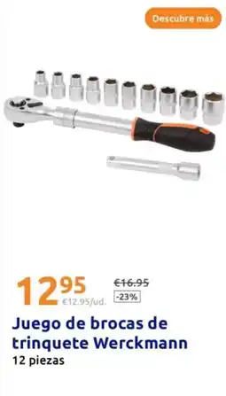 Action Werckmann - juego de brocas de trinquete oferta