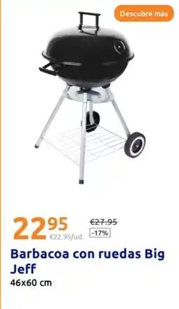 Action Big jeff - barbacoa con ruedas oferta