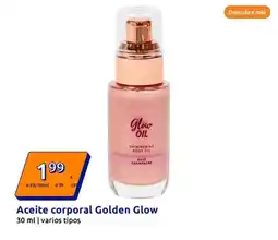 Action Golden glow - aceite corporal oferta