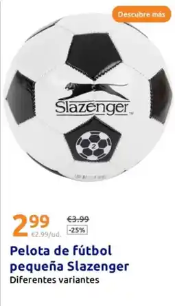 Action Slazenger - pelota de fútbol pequeña oferta