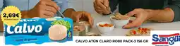 Sangüi Calvo - atun claro en aceite de girasol oferta