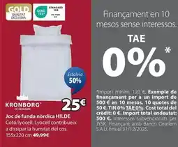 JYSK Kronborg - joc de funda nordica hilde oferta